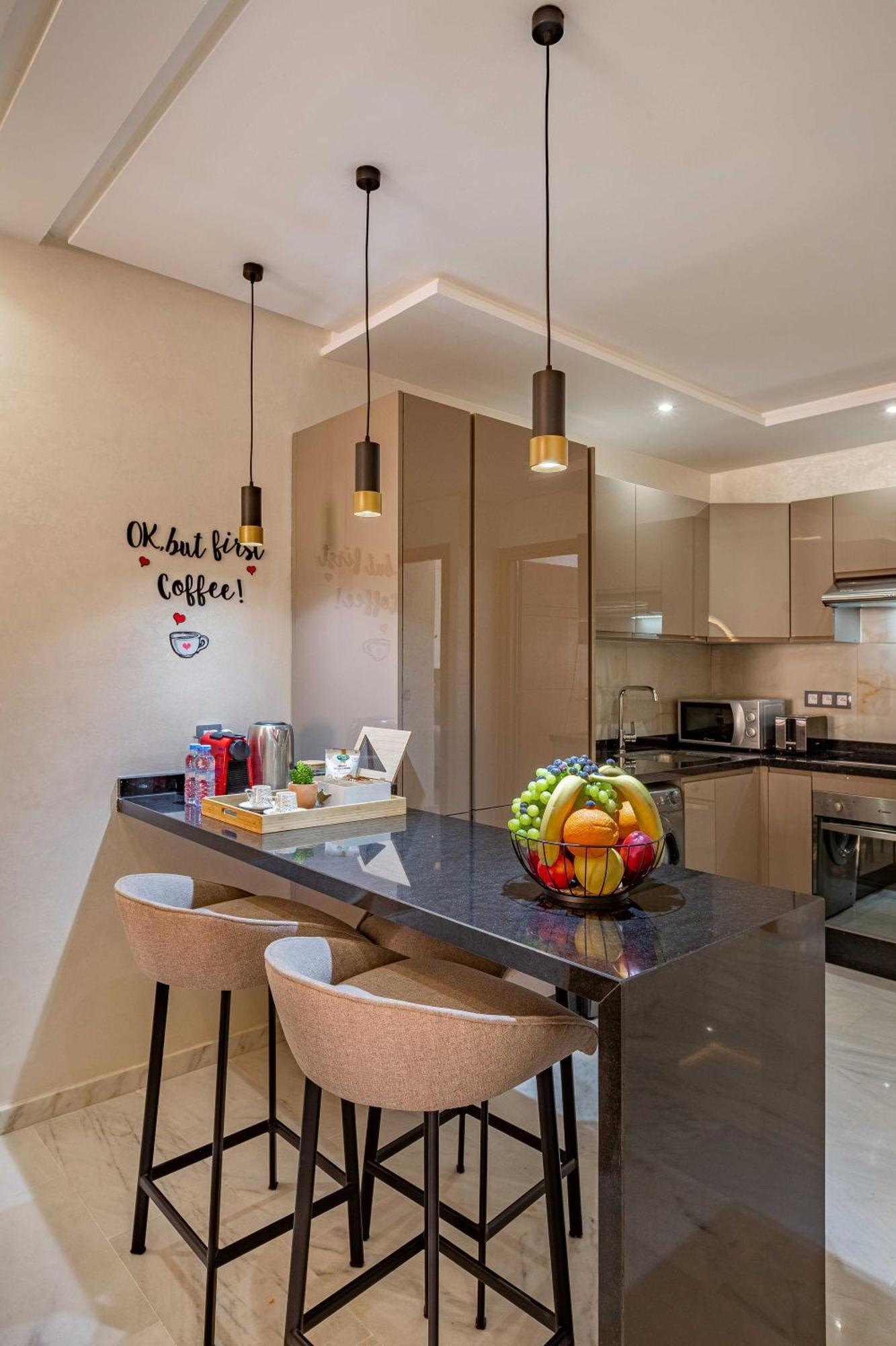 Magnifique Appartement Unique Et Central! Marrakesch Exterior foto