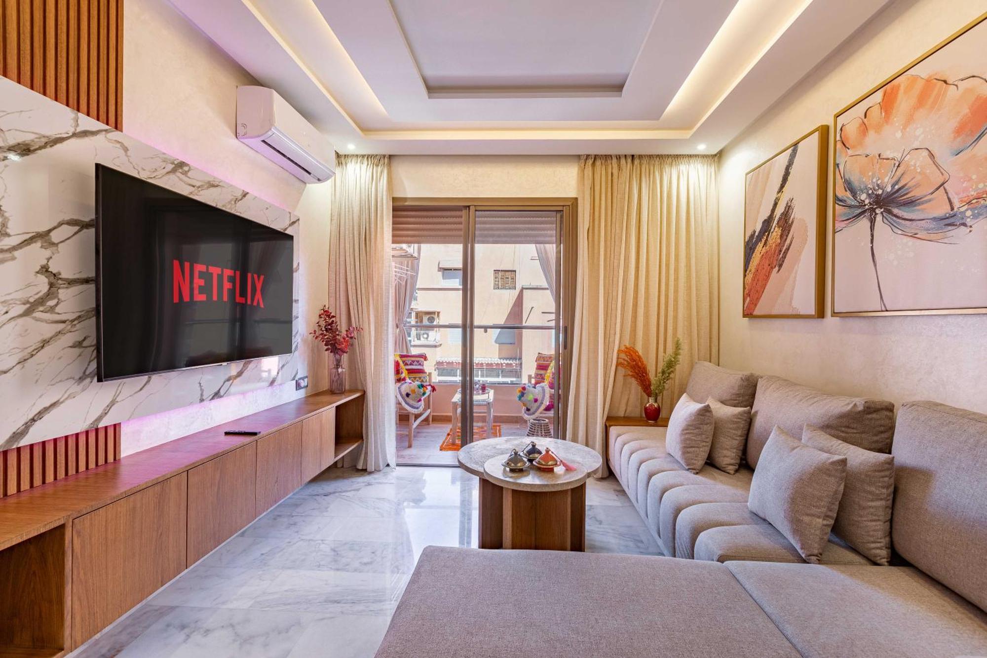 Magnifique Appartement Unique Et Central! Marrakesch Exterior foto